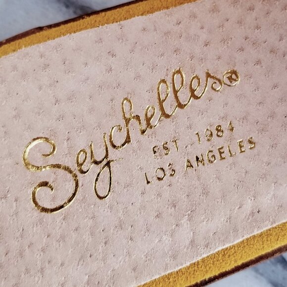 NIB Seychelles Survival Suede Woven Mules in Yellow Women Size 10 NWOT NEW! - Picture 5 of 16